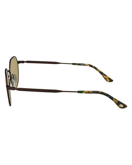 Lacoste Black L268S 210 Sunglasses Metal Squared Normal