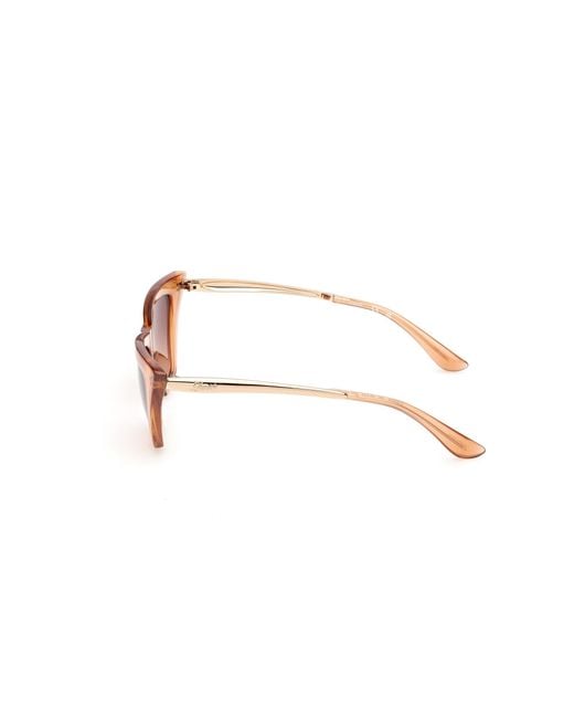 Guess Black Gu00310 44F Sunglasses Injected Cat Eye Normal