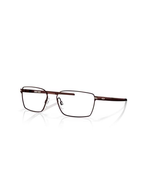 Oakley Black Ox5073 Sway Bar 507303 Optical Frames Titanium Squared for men