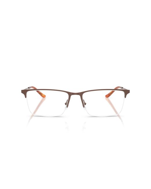 Emporio Armani Black Ea1171 3004 Optical Frames Metal Squared Normal for men
