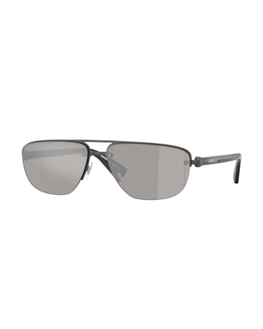 Burberry Black Be3164 13166G Sunglasses Metal Geometric Mirrored for men