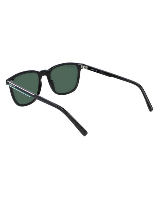 Lacoste Black L915S 001 Sunglasses Injected Squared Normal for men