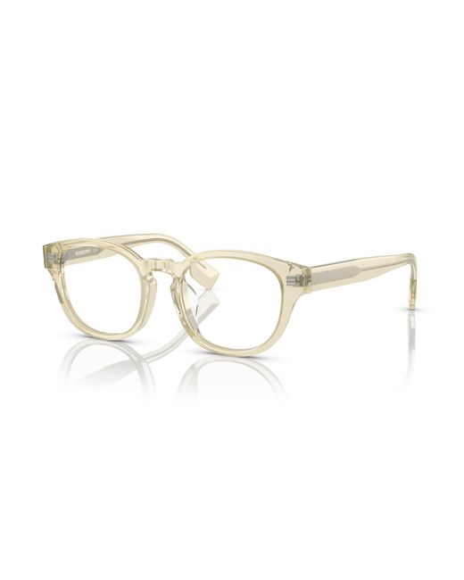 Burberry Black Be2382D Aubrey 3852 Optical Frames Acetate Transparent Round Normal for men
