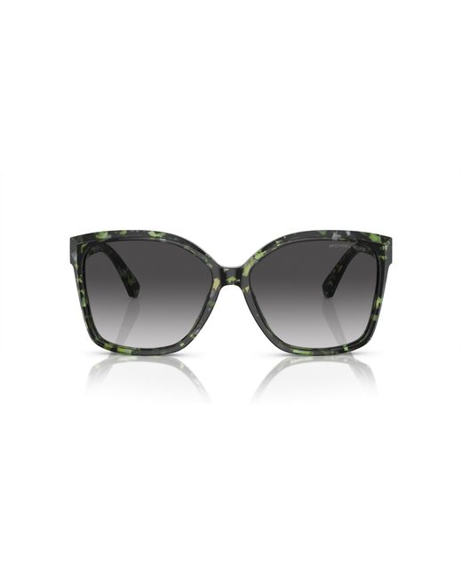 Michael Kors Black Mk2201 Malia 39538G Sunglasses Acetate Squared Normal Shaded