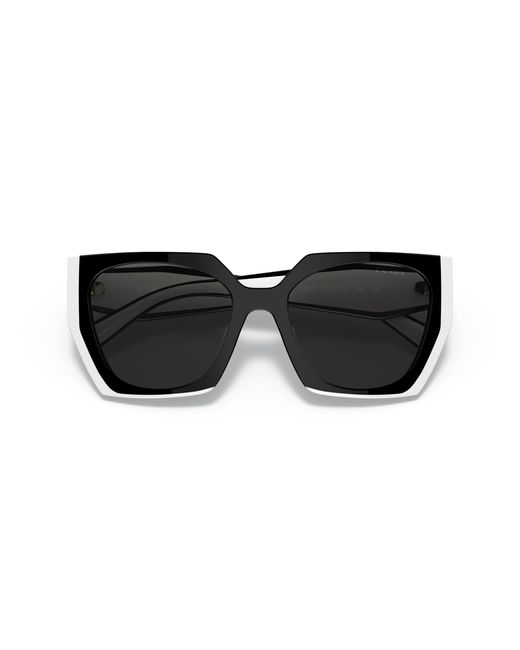 Prada Black Pr 15Ws 09Q5S0 Sunglasses Acetate Squared Normal