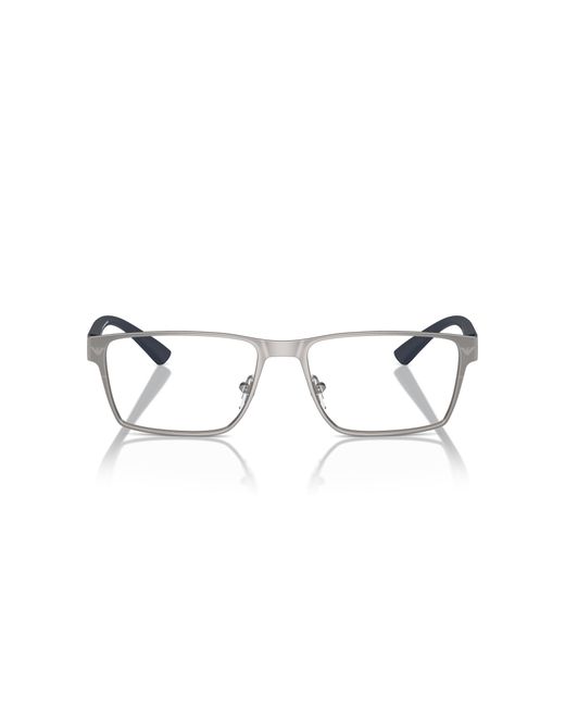 Emporio Armani Black Ea1157 3003 Optical Frames Metal Squared Normal for men
