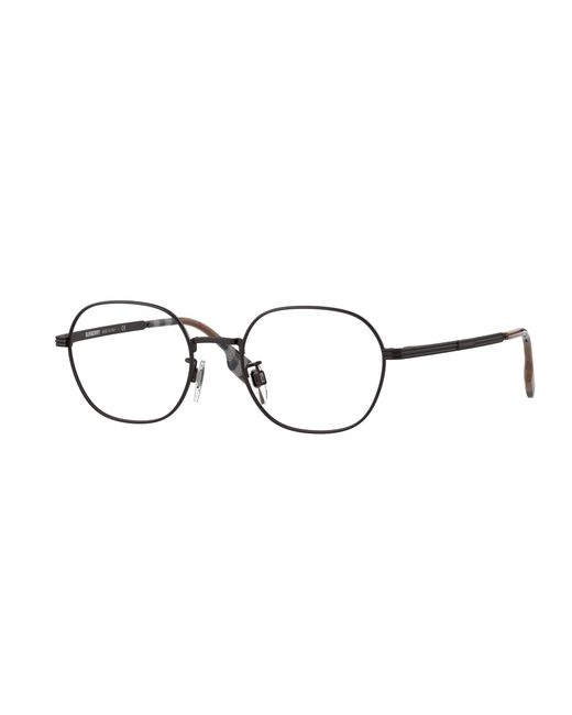 Burberry Black Be1369Td 1012 Optical Frames Titanium Transparent Round Normal for men