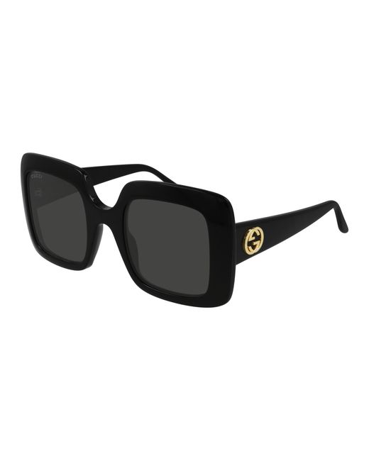 Gucci Black Gg0896S 001 Sunglasses Acetate Squared Normal