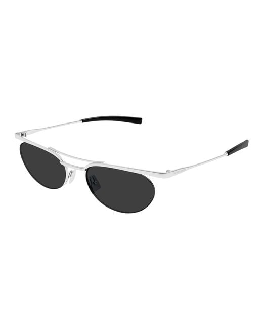 Saint Laurent Black Sl 862 002 Sunglasses Metal Round