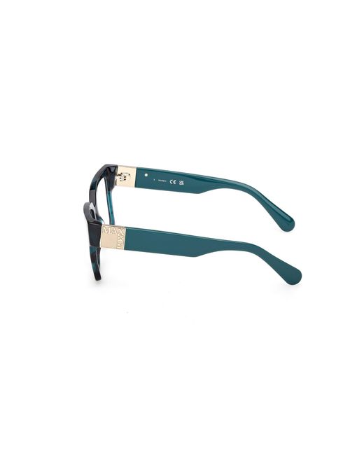 MAX&Co. Black Mo5175 55A Optical Frames Acetate Squared Normal