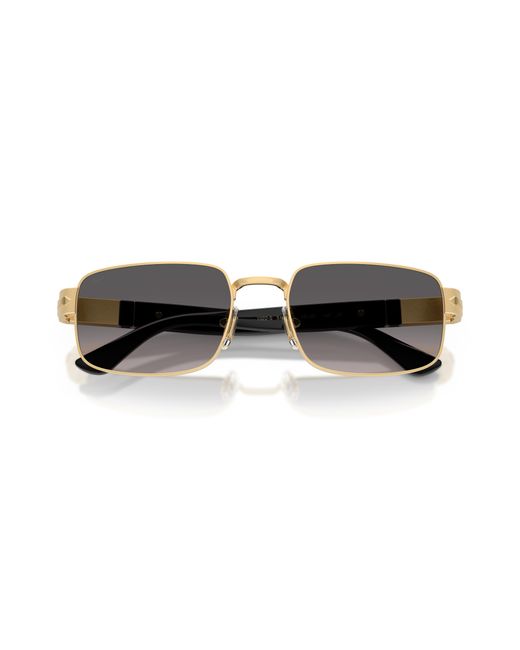 Persol Black Po1022S 515/M3 Sunglasses Metal Pillow Polarized