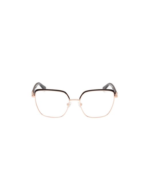 Guess Black Gu2983 005 Optical Frames Metal Geometric Normal
