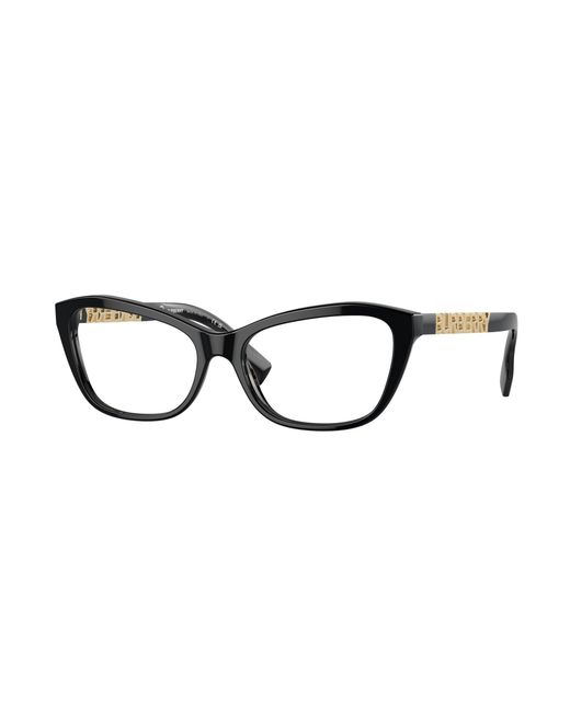 Burberry Black Be2392 3001 Optical Frames Acetate Transparent Cat Eye Normal