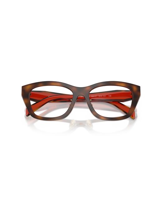 Prada Black Pr D11Vd 01K1O1 Optical Frames Acetate Transparent Geometric Normal