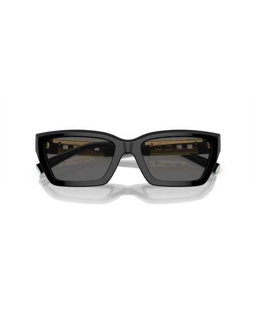 Tiffany & Co Black Tf4213 8001S4 Sunglasses Acetate Squared Normal