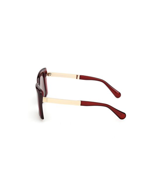 MAX&Co. Black Mo0134 66E Sunglasses Injected Squared Normal