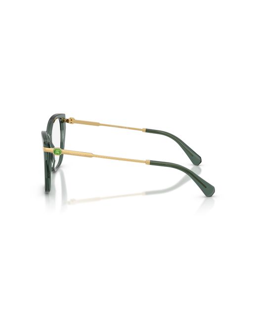 Swarovski Black Sk2060 1043 Optical Frames Acetate Transparent Cat Eye Normal