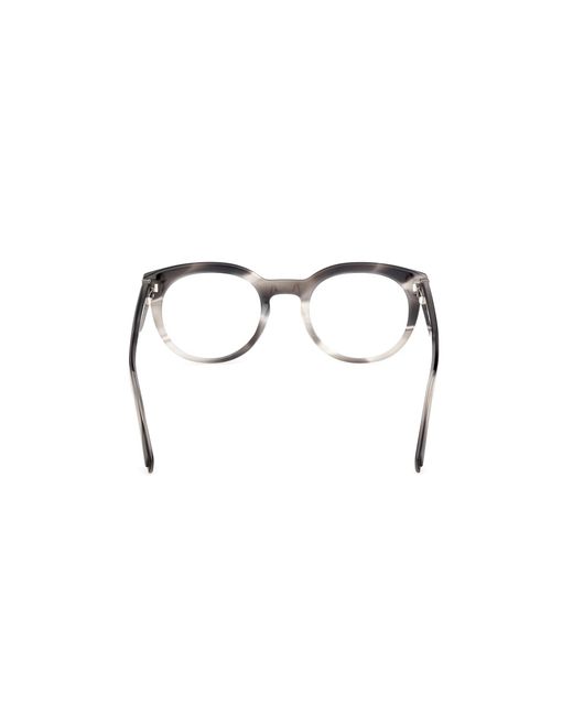 Guess Black Gu50366 020 Optical Frames Acetate Round Normal for men