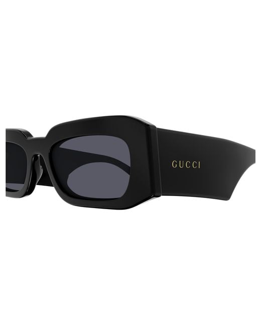 Gucci Black Gg1426S 001 Sunglasses Acetate Squared Normal for men