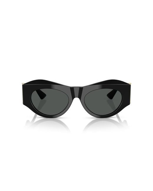 Versace Black Ve4477U Gb1/87 Sunglasses Acetate Geometric Normal
