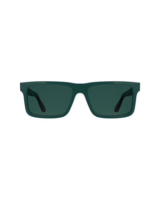 Calvin Klein Green Ck25535S 432 Sunglasses Acetate Squared Normal for men