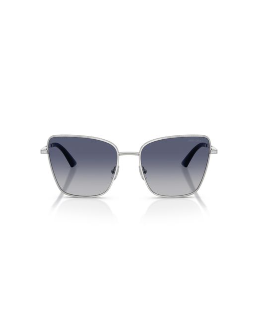 Jimmy Choo Black Jc4023J 30024L Sunglasses Metal Squared Normal Shaded