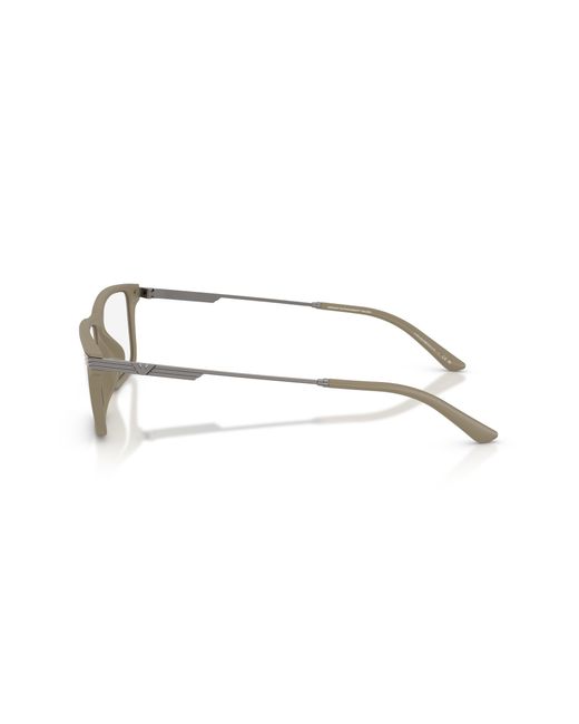 Emporio Armani Black Ea3268U 5437 Optical Frames Injected Squared Normal for men