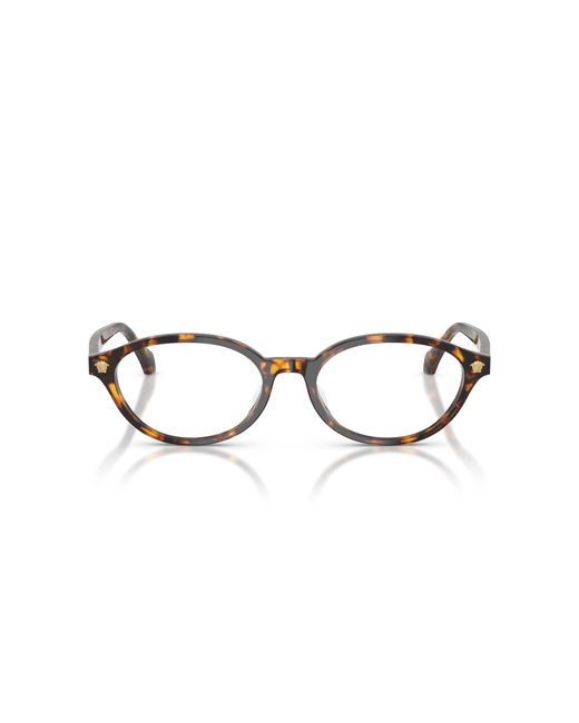 Versace Black Ve3393D 5514 Optical Frames Acetate Transparent Round Normal