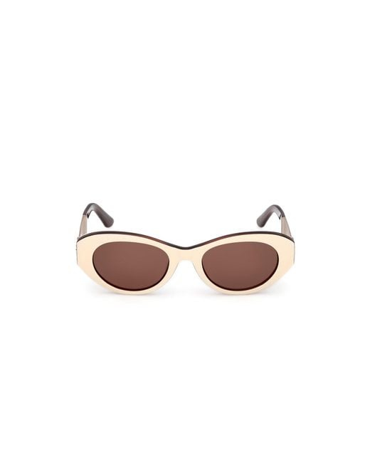 Guess Black Gu00261-H 25E Sunglasses Injected Round Normal