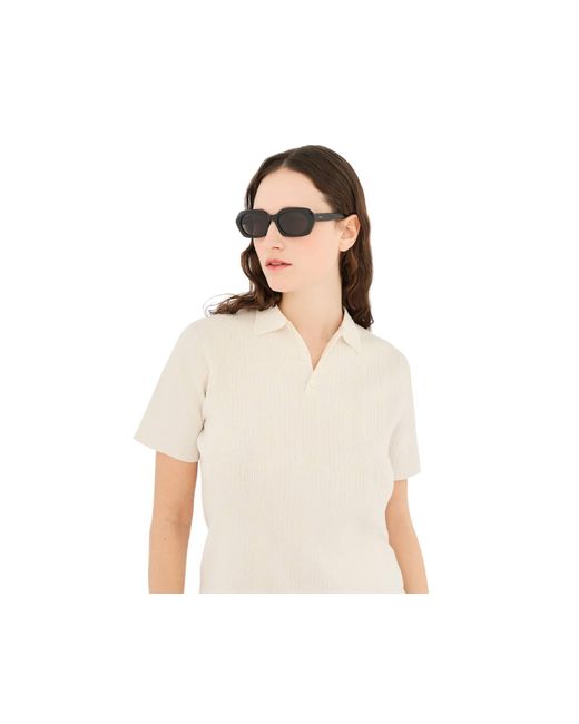 Retrosuperfuture Black 4Rp Epoca Sunglasses Acetate Geometric Normal