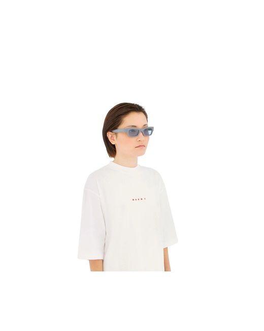 Marni Black Ewc Haicli Sunglasses Acetate Light Squared