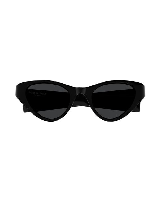 Saint Laurent Black Sl M144 001 Sunglasses Acetate Cat Eye