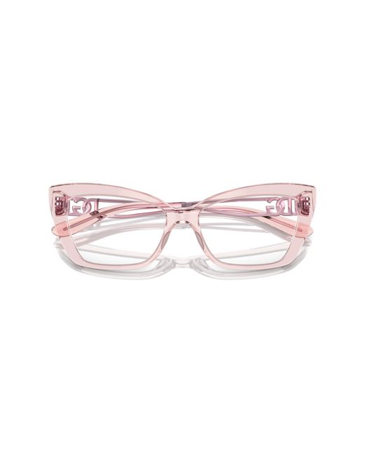 Dolce & Gabbana Black Dg3375B 3148 Optical Frames Acetate Transparent Cat Eye Normal