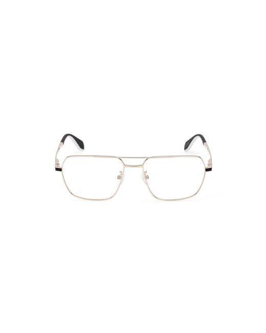 Adidas Black Or5064 032 Optical Frames Metal Geometric Normal for men