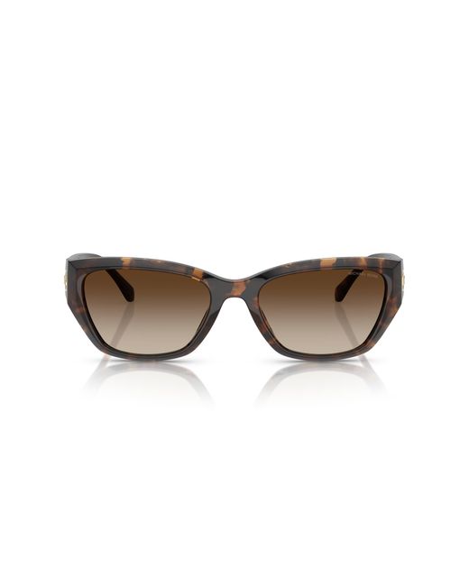 Michael Kors Black Mk2242D Pearl River 300613 Sunglasses Injected Geometric Normal Shaded