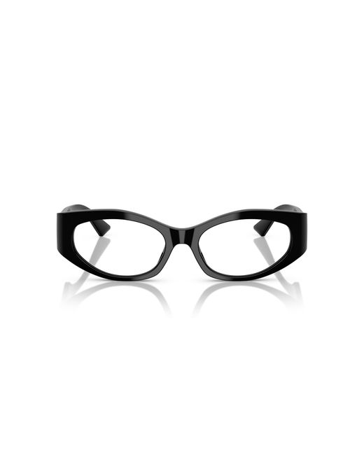 Versace Black Ve3369 Gb1 Optical Frames Acetate Transparent Geometric Normal