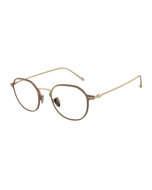 Giorgio Armani Black Ar6138Tm 3340 Optical Frames Titanium Pantos Normal for men