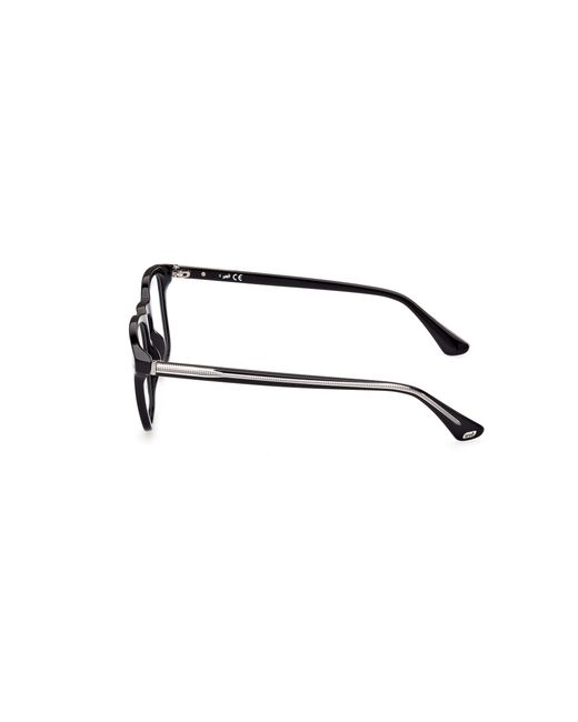 Web Black We5386 005 Optical Frames Acetate Squared Normal for men