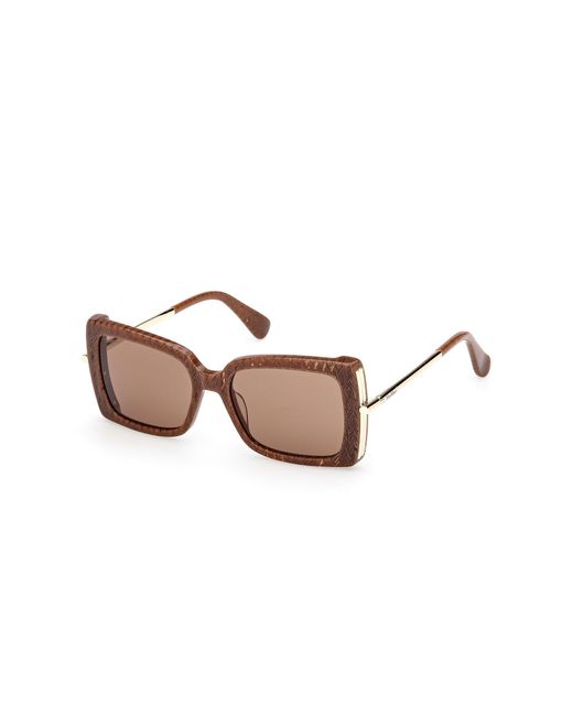 Max Mara Black Mm0166 Roquebrune 56E Sunglasses Acetate Butterfly Normal