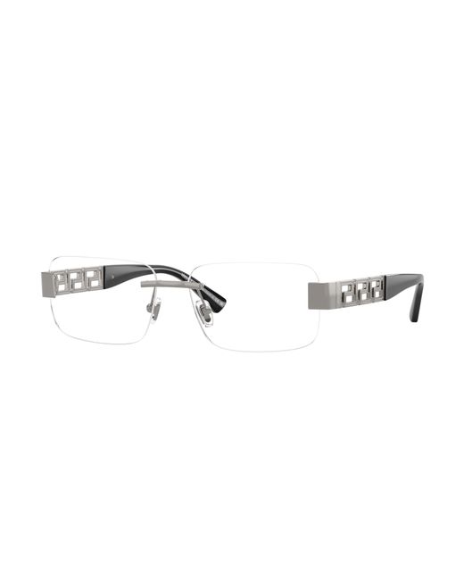 Versace Black Ve1310 1001 Optical Frames Metal Pillow Normal for men