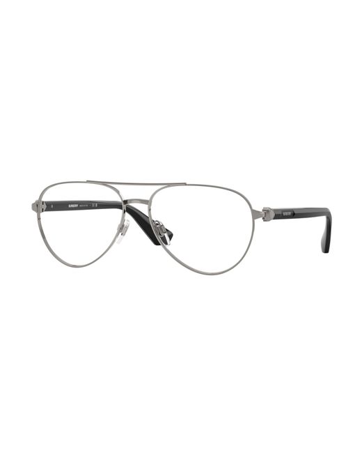 Burberry Black Be1397 1005 Optical Frames Metal Pilot Normal for men
