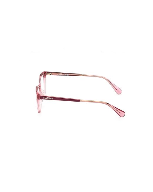 MAX&Co. Black Mo5115 074 Optical Frames Injected Round Normal