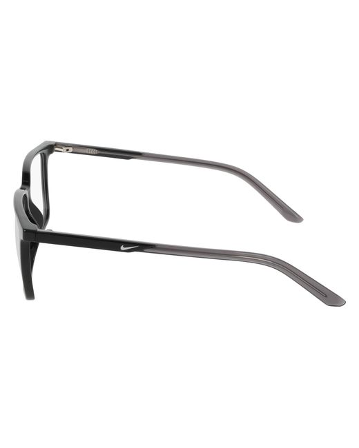 Nike Black 7063 001 Optical Frames Squared Normal for men