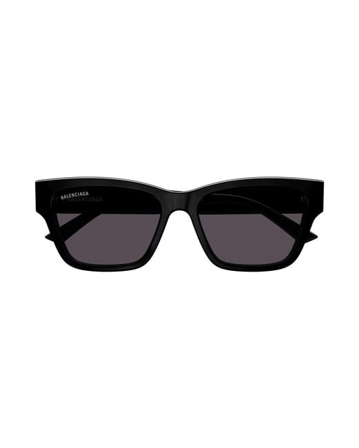 Balenciaga Black Bb0307Sa 001 Sunglasses Acetate Squared
