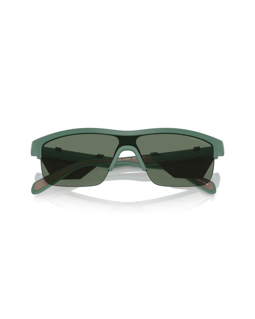 Emporio Armani Green Ea4218 610276 Sunglasses Injected Geometric Normal for men