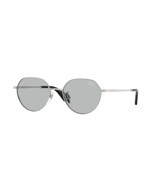 Burberry Black Be3173D 100587 Sunglasses Metal Round Normal