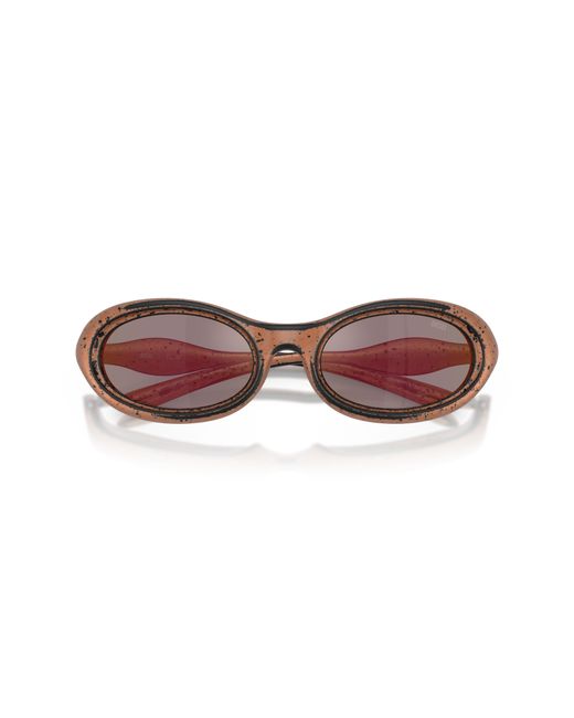 DIESEL Black Dl3011U 20114Z Sunglasses Injected Round Mirrored