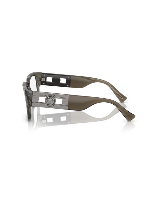 Versace Black Ve3350 5436 Optical Frames Acetate Squared for men