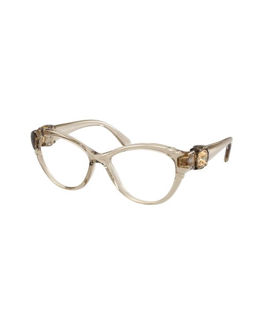 Swarovski Black Sk2057 3003 Optical Frames Injected Cat Eye Normal