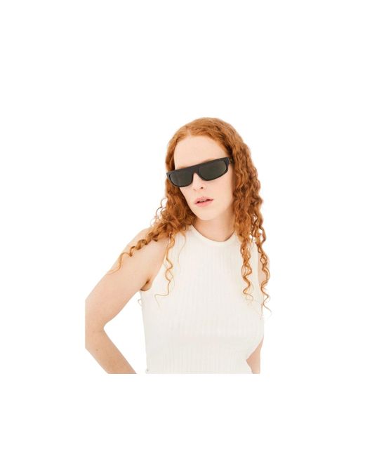 Retrosuperfuture Black E0M Zam Sunglasses Acetate Squared Normal